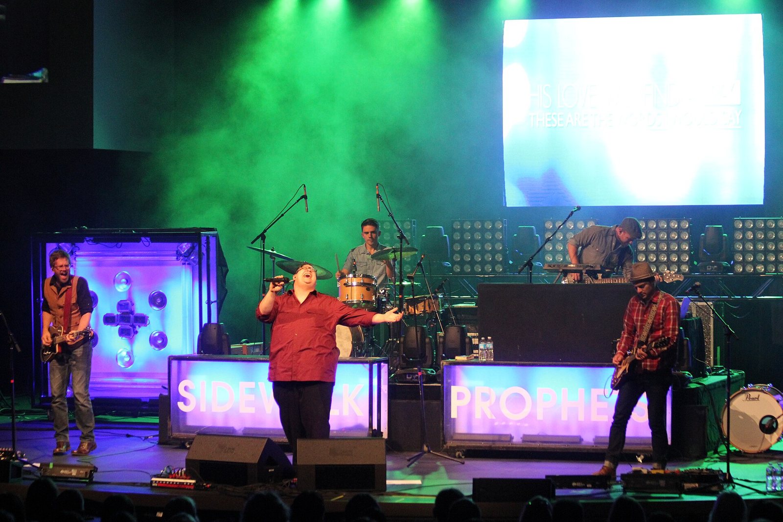 Sidewalk Prophets performing live at Appleton Alliance Church, Wisconsin, 2013