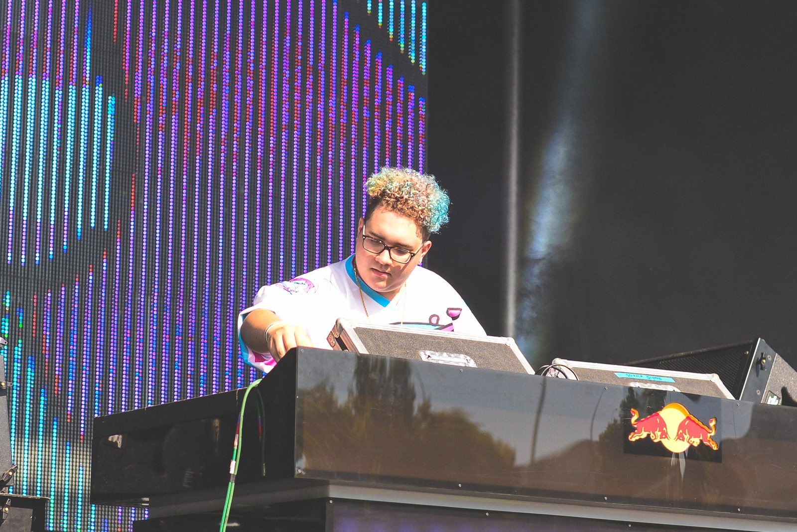 Slushii performing a DJ set at the Mad Decent Block Party, Fort York Garrison Commons, Toronto, 2016