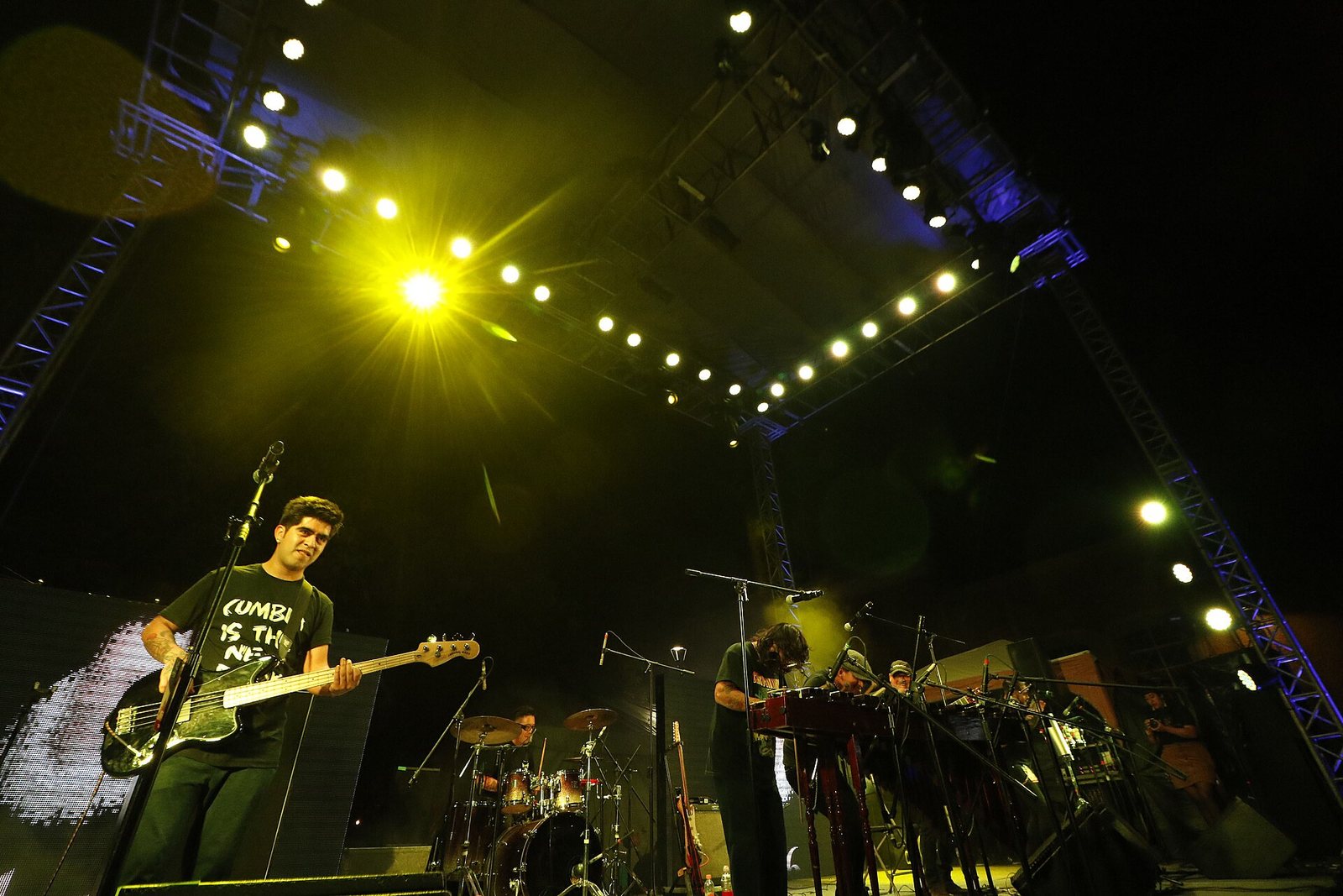 Son Rompe Pera performing on stage at Plaza San Fernando, Festival Internacional Cervantino, Guanajuato, 2022