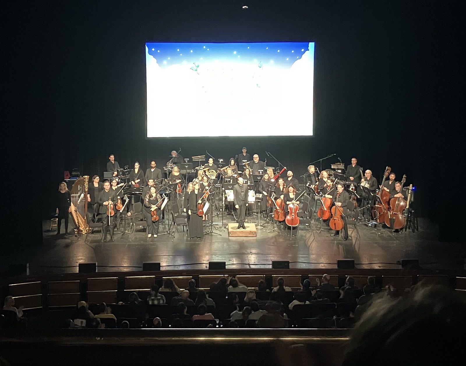 Stardew Valley: Symphony of Seasons orchestra on stage at the Benedum Center, Pittsburgh, March 2026