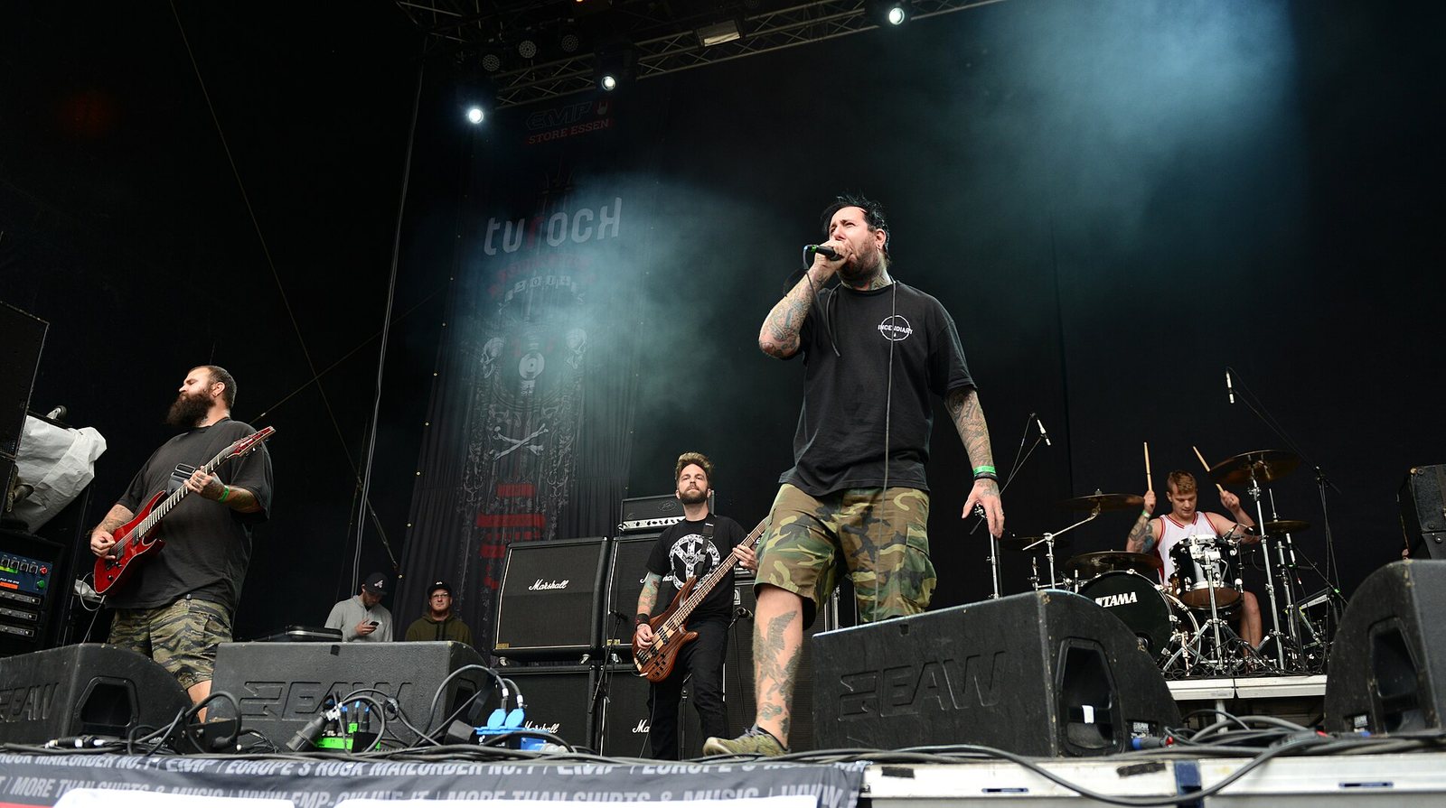 The Acacia Strain performing at Turock Open Air, Essen, Germany, 2014