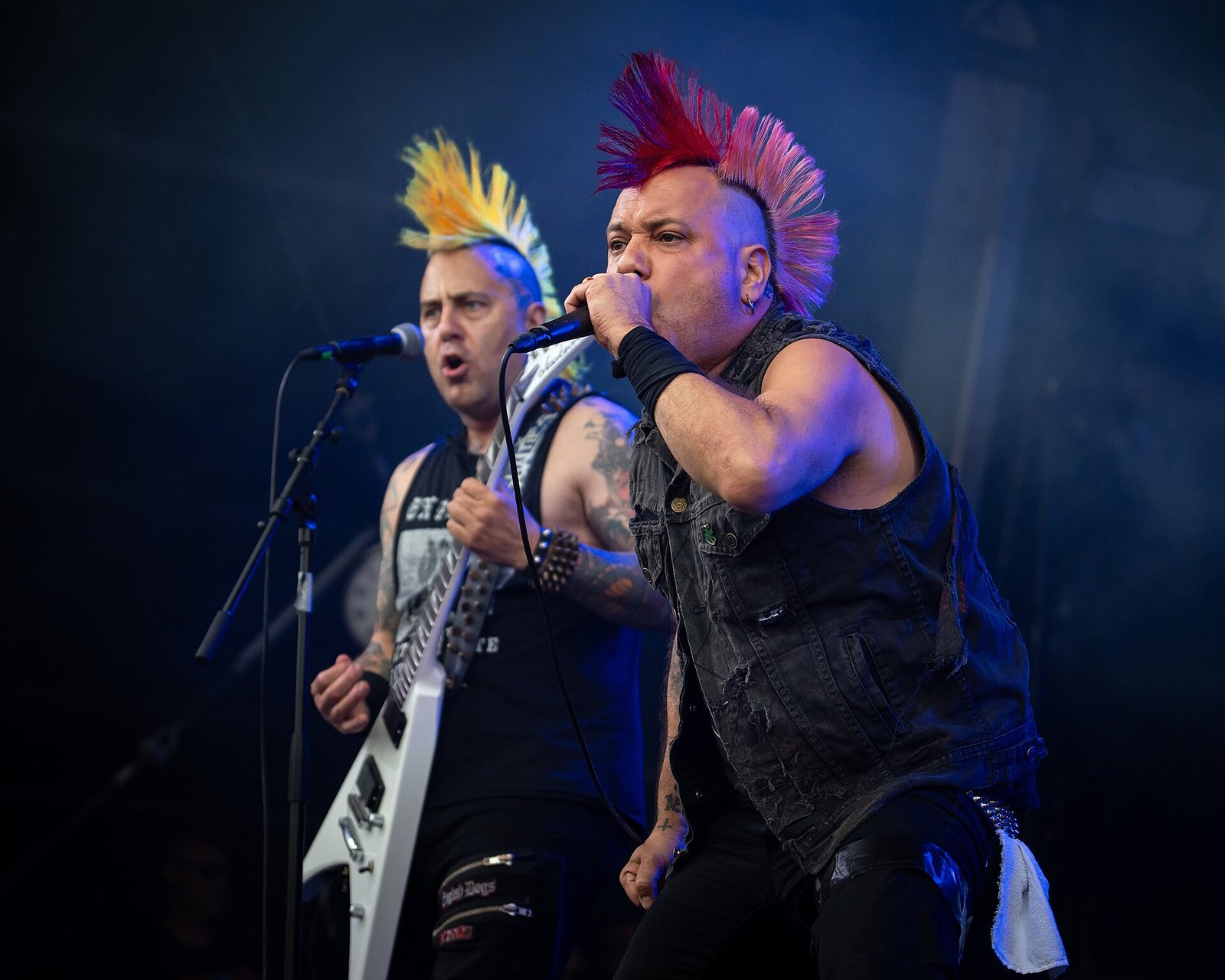 The Casualties performing at Hellfest, Clisson, France, 2024