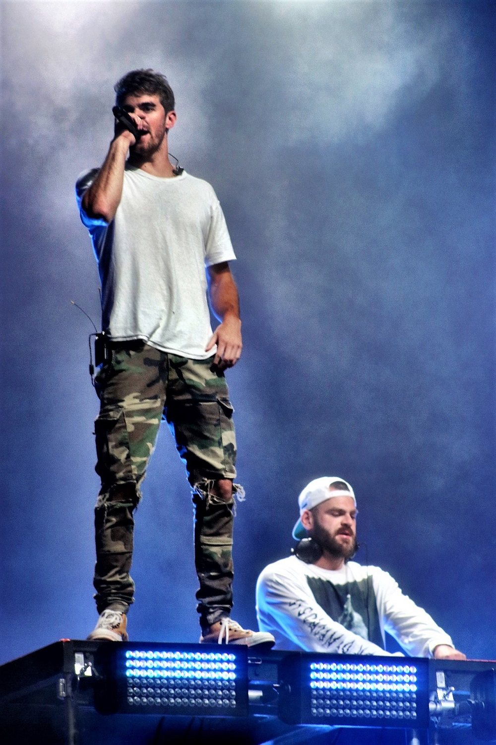 The Chainsmokers performing at Grandoozy, Denver, Colorado, September 2018