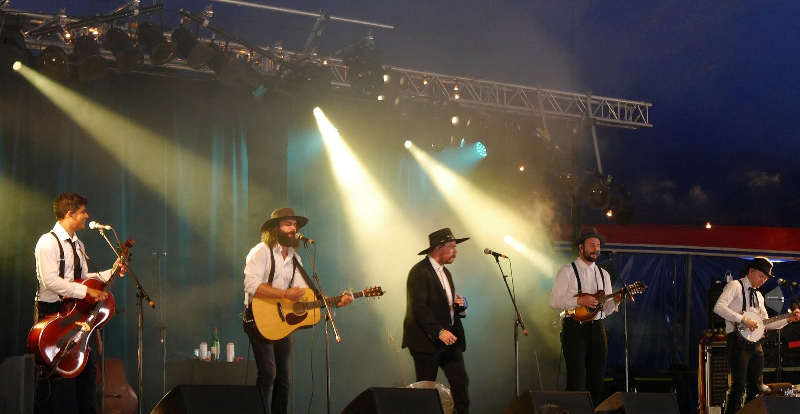 The Dead South performing on stage at Glastonbury Festival, 2019