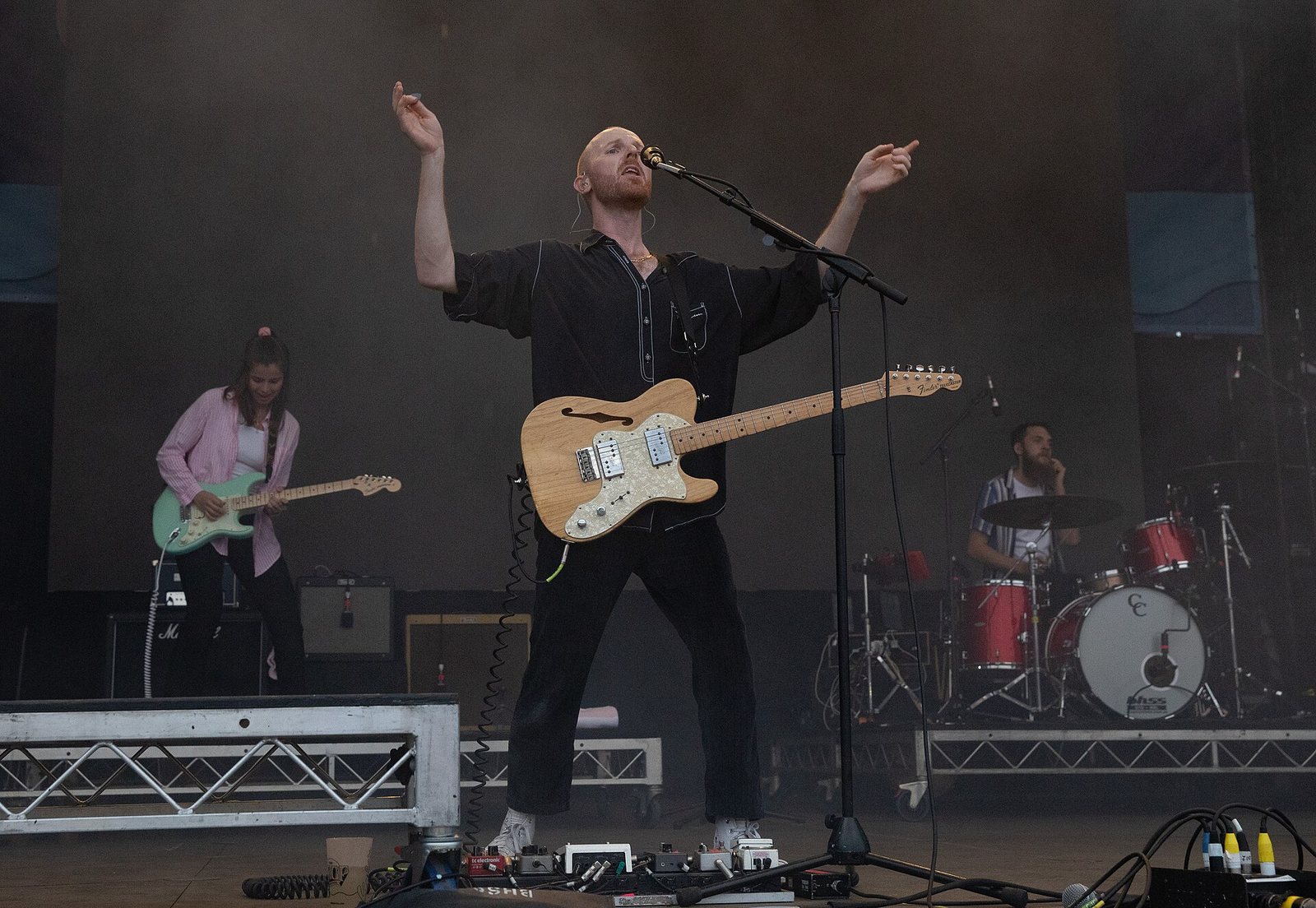 The Jungle Giants performing at The Drop Festival in Manly, Sydney, 2019
