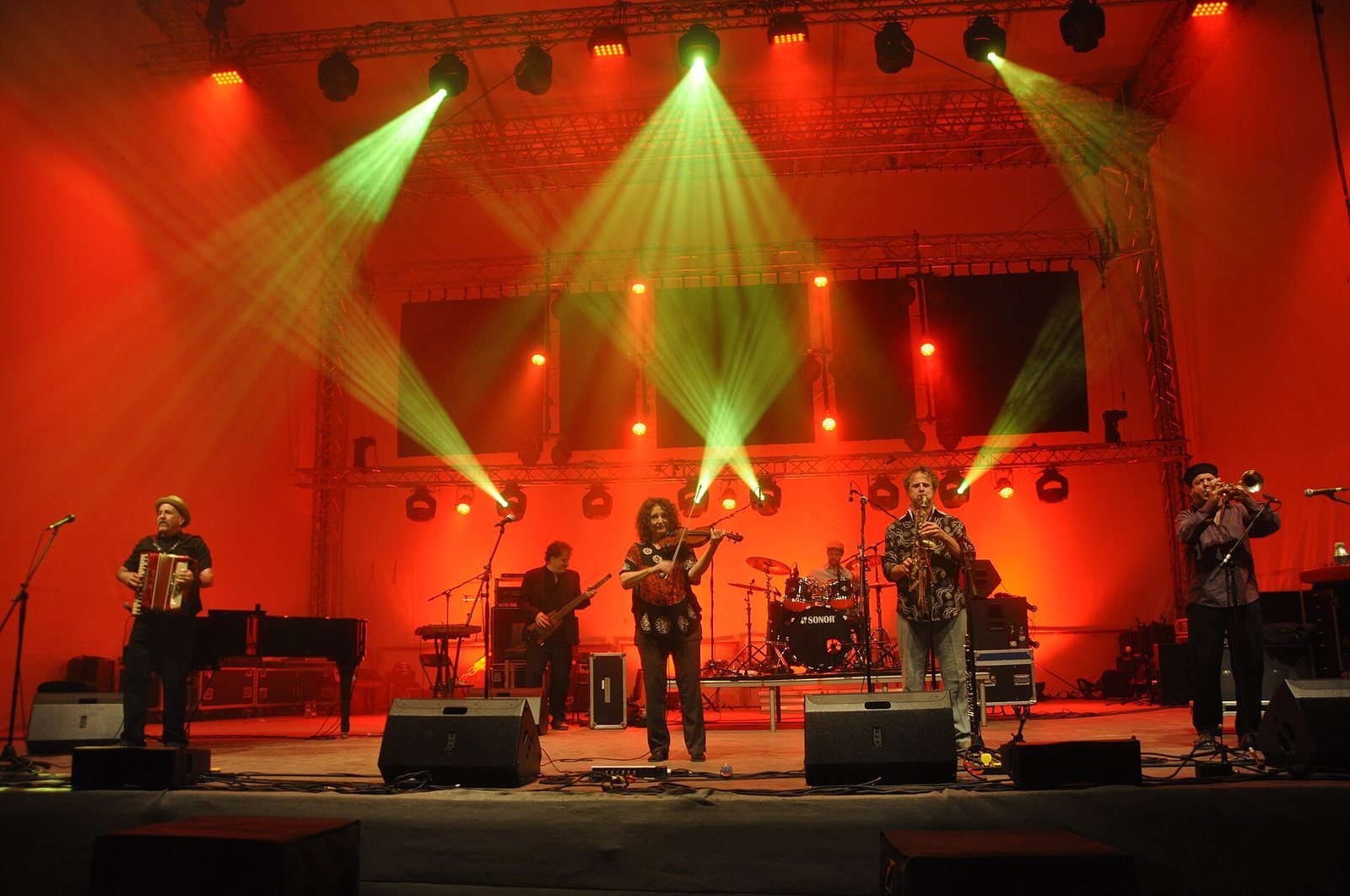 The Klezmatics performing at the Horizonte world music festival, Ehrenbreitstein Fortress, Koblenz, 2013