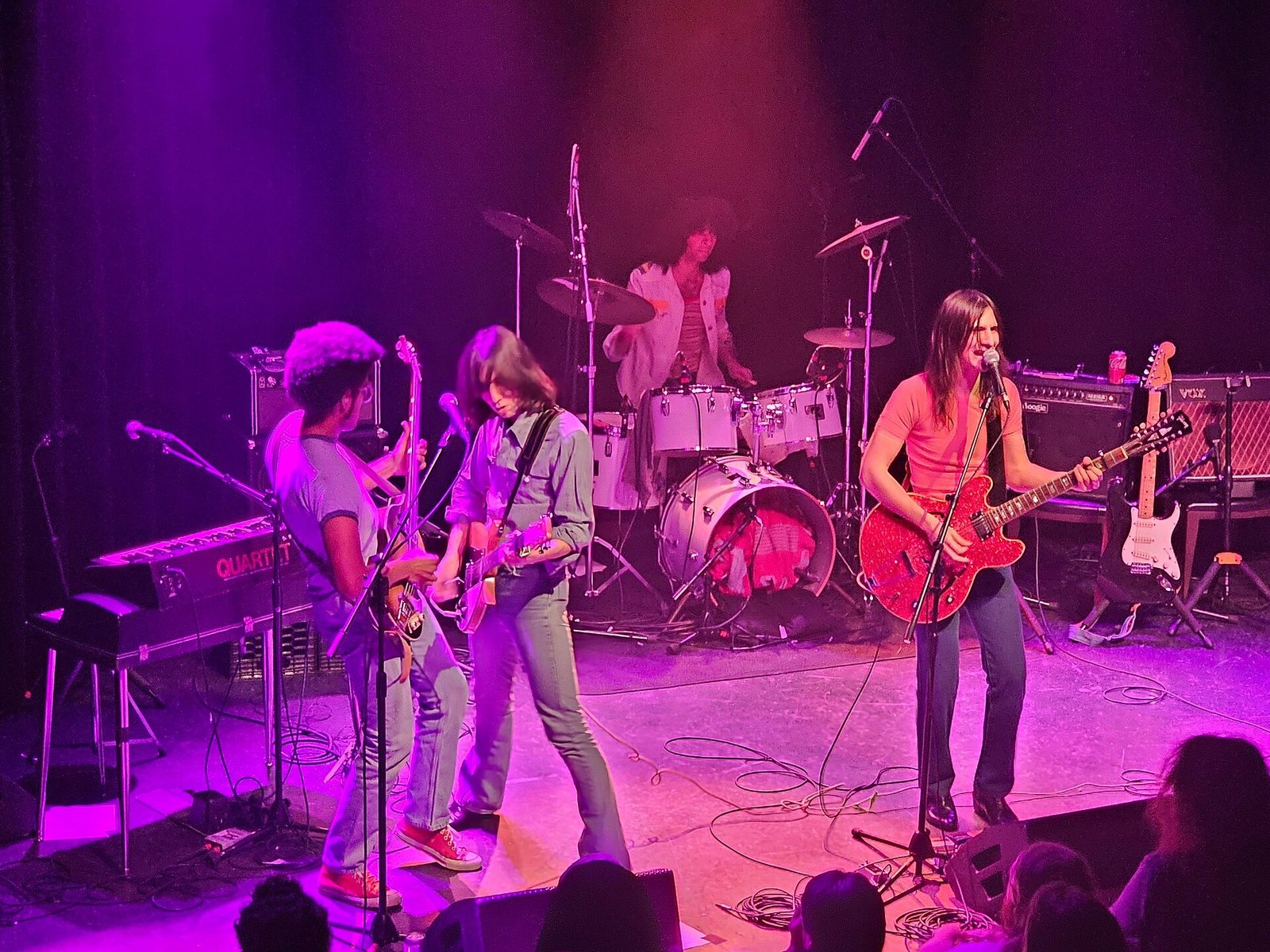The Lemon Twigs performing at the Atlantis club in Washington, D.C., October 2024