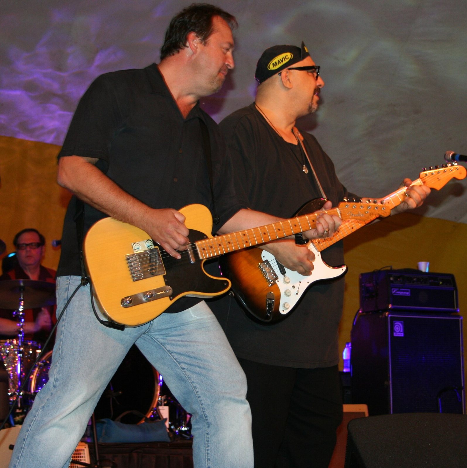 Jim Babjak and Pat DiNizio of The Smithereens performing at the Mayo Civic Center, Rochester, Minnesota, 2009