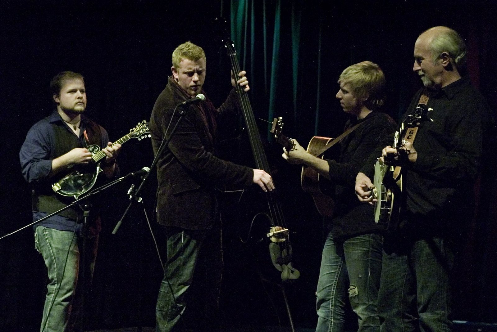 The Special Consensus performing bluegrass on stage, 2011