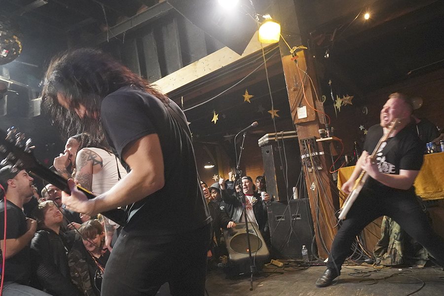The Suicide Machines playing a benefit show at the Trumbullplex, Detroit, 2020