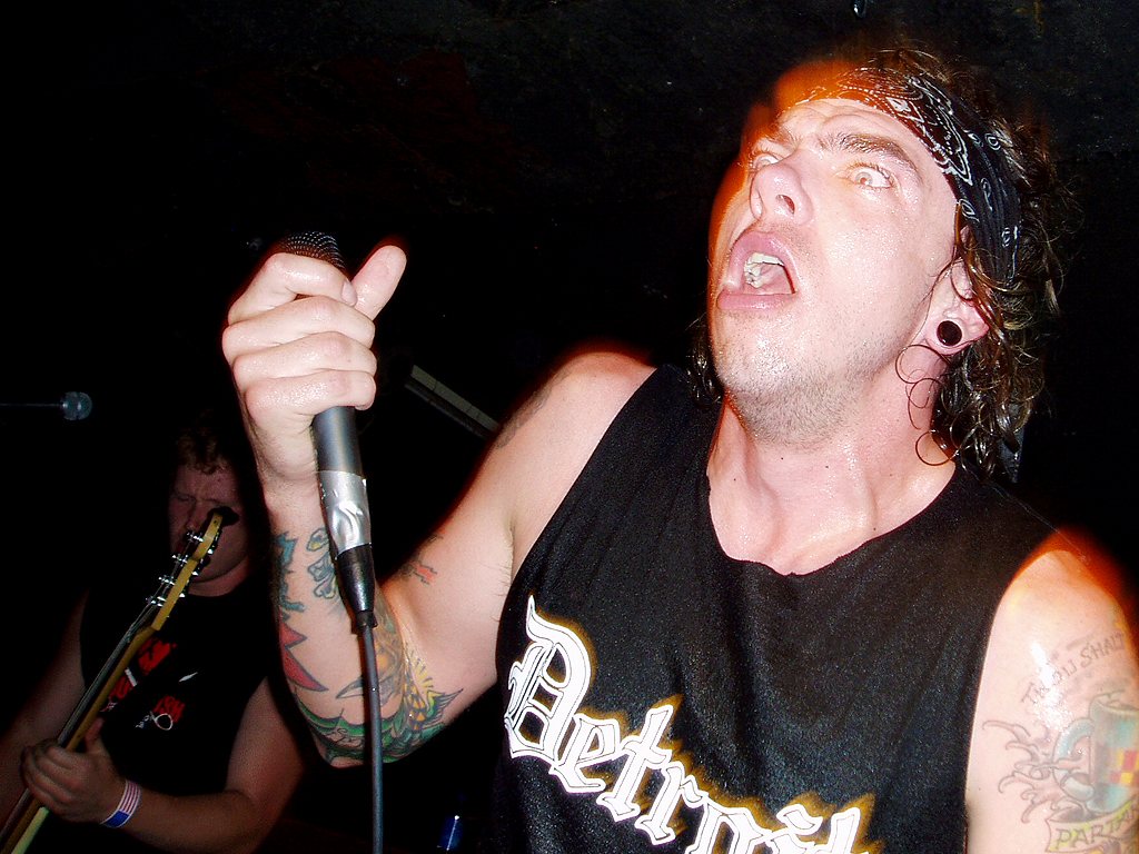 The Suicide Machines singer performing live at The Starlight, Fort Collins, Colorado, 2005