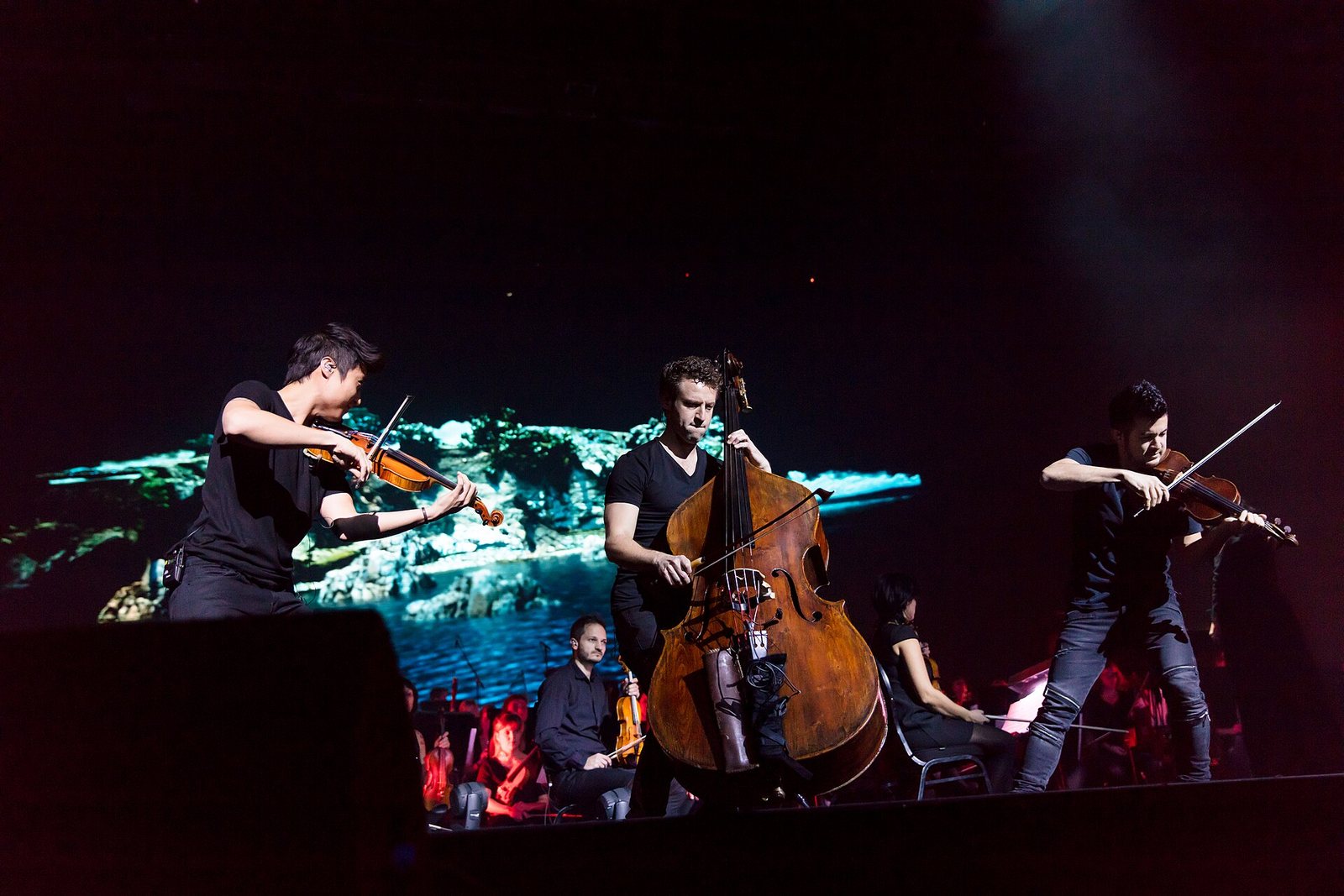Time for Three performing at Night of the Proms, SAP Arena, Mannheim, Germany, 2016