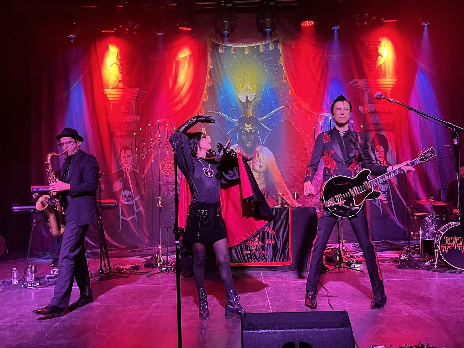 Twin Temple performing at The Depot, Salt Lake City, 2022