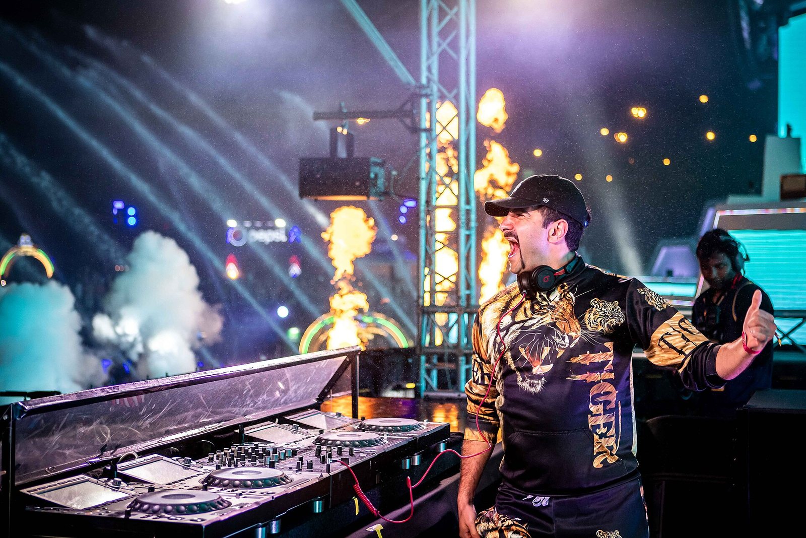 Valentino Khan performing behind the decks at S2O Thailand, 2023