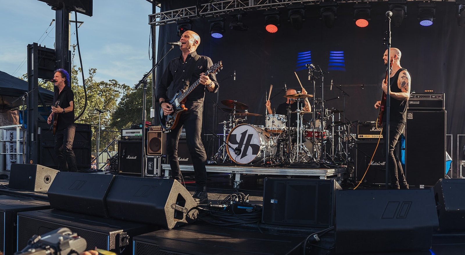 Vertical Horizon performing at the 4th of July Celebration at Marine Corps Base Camp Lejeune, 2024