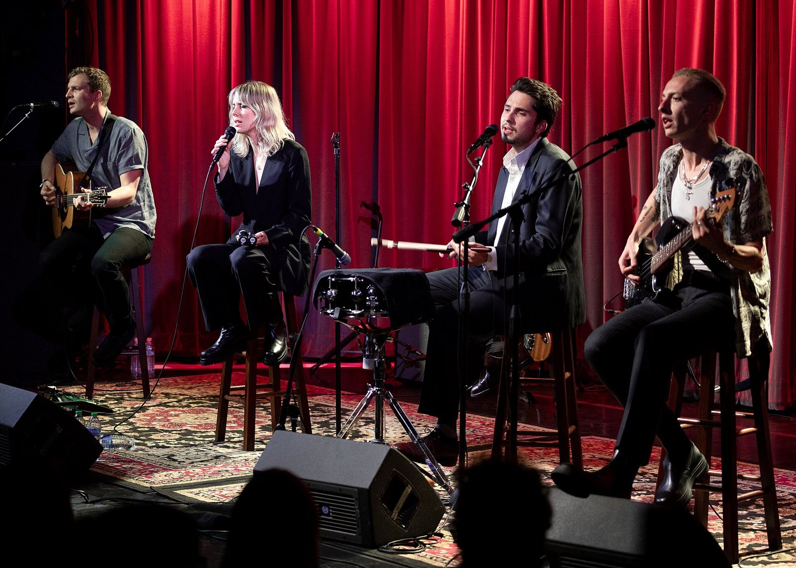 Wolf Alice performing at the Grammy Museum's Clive Davis Theater, Los Angeles, October 2021