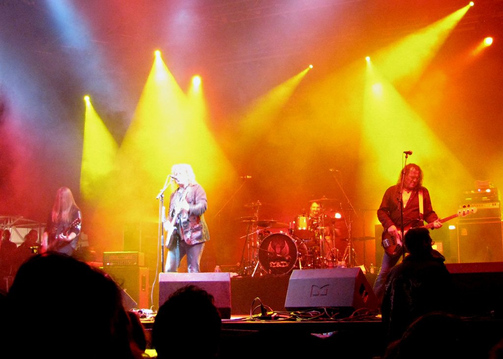 Y&T performing on stage at Raismesfest, France, 2008