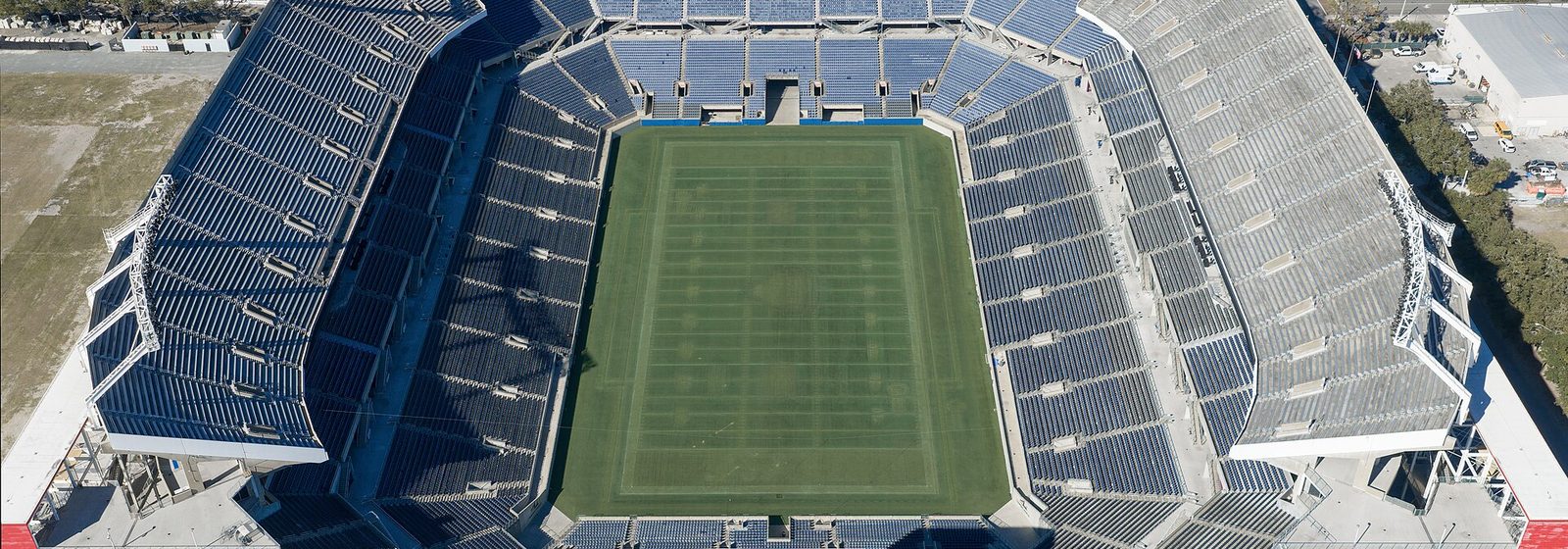 Aerial view of Camping World Stadium and its surrounding grounds in Orlando, Florida - Camping World Stadium tickets