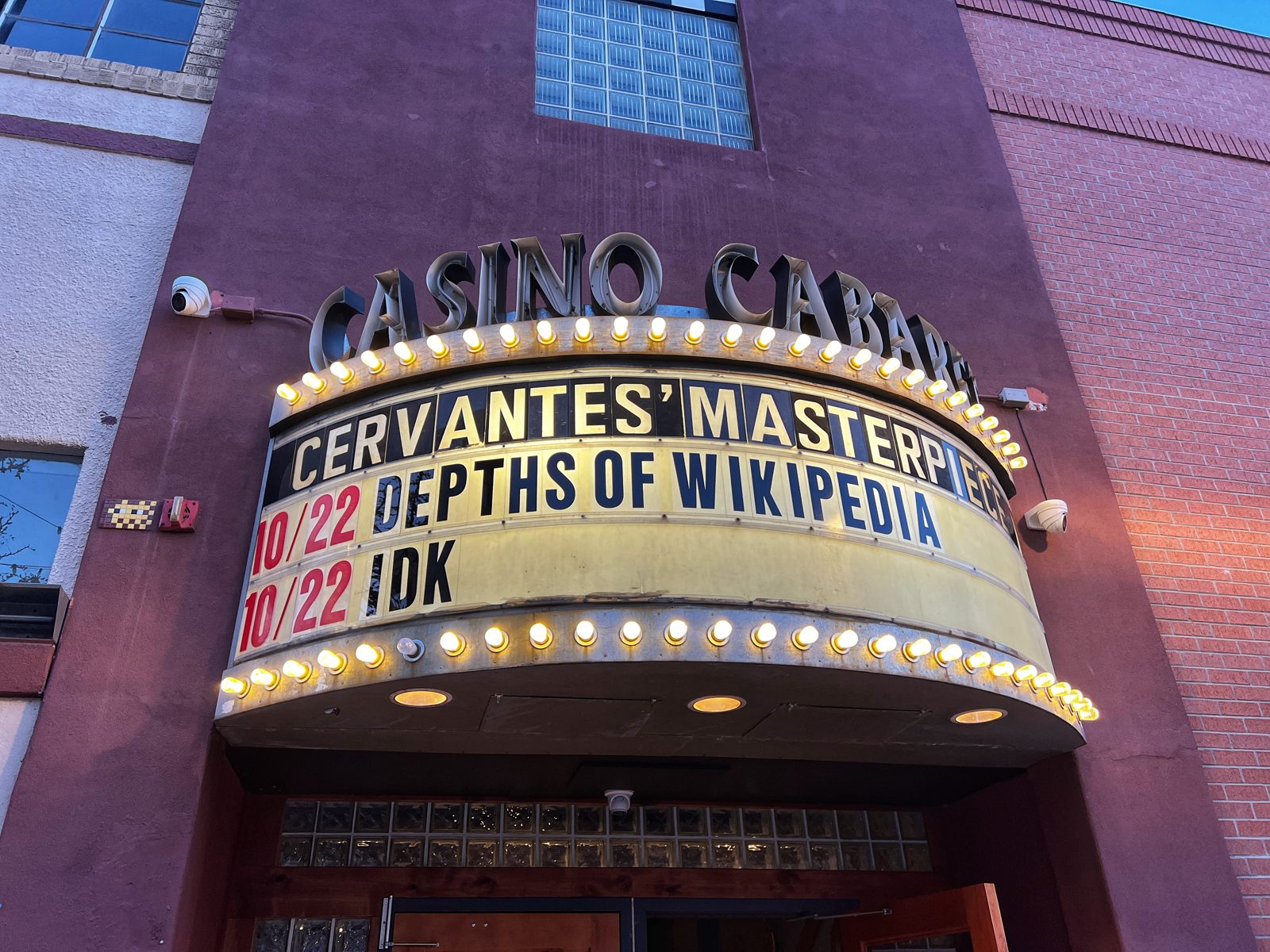 Cervantes' Masterpiece - Ballroom event venue - Cervantes' Masterpiece - Ballroom tickets