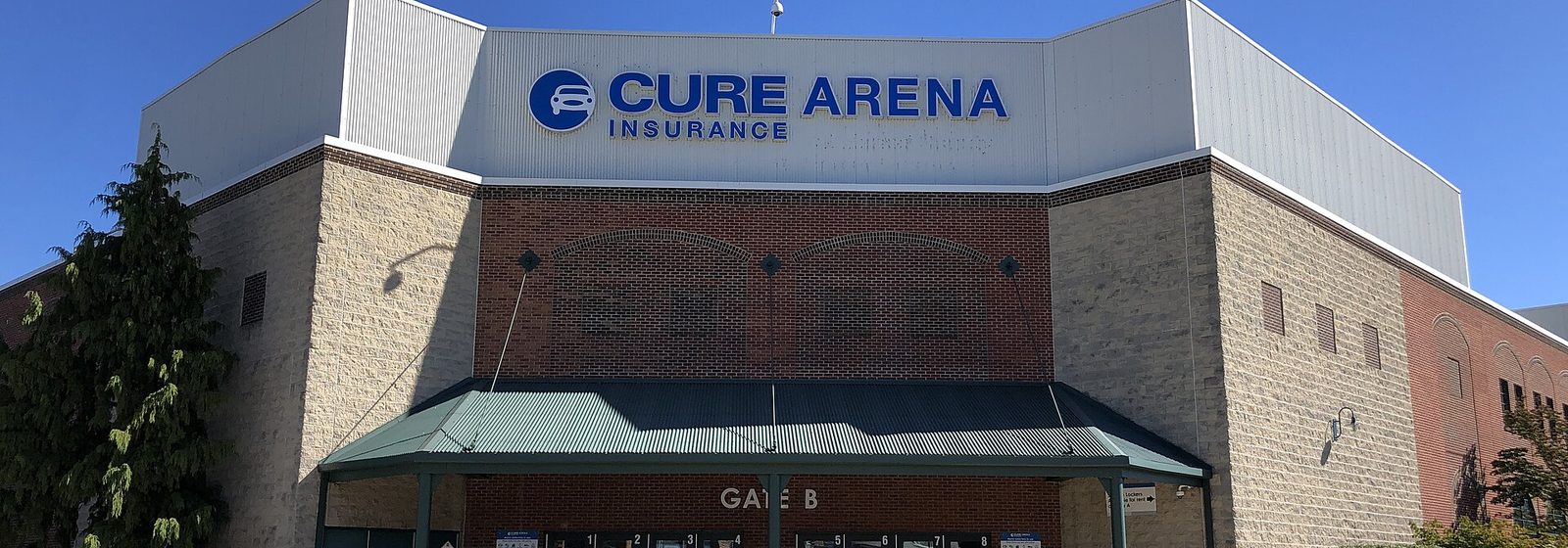 The northwest side of Cure Insurance Arena, including Gate B, along Hamilton Avenue in Trenton, New Jersey - Cure Insurance Arena tickets