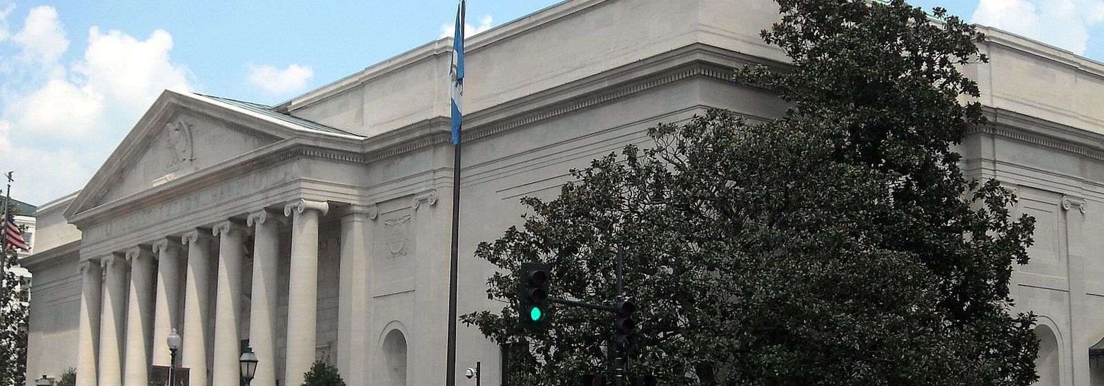 Exterior facade of DAR Constitution Hall at 311 18th Street NW in Washington, D.C - DAR Constitution Hall tickets