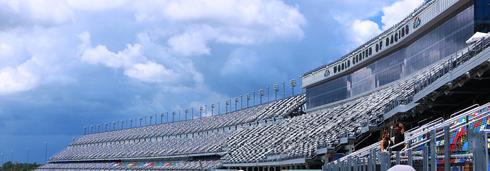 Grandstands and race control building at Daytona International Speedway in Daytona Beach, Florida - Daytona International Speedway tickets