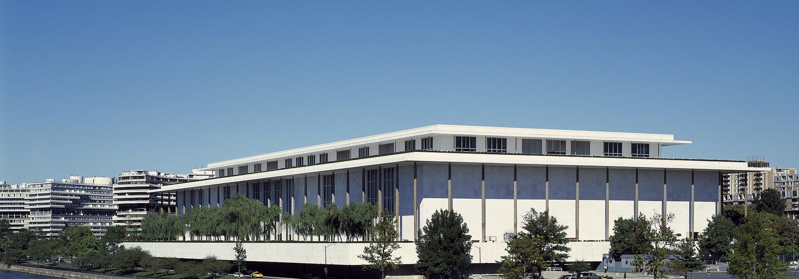 Exterior view of the John F. Kennedy Center for the Performing Arts along the Potomac River waterfront in Washington, D.C - Kennedy Center Concert Hall tickets