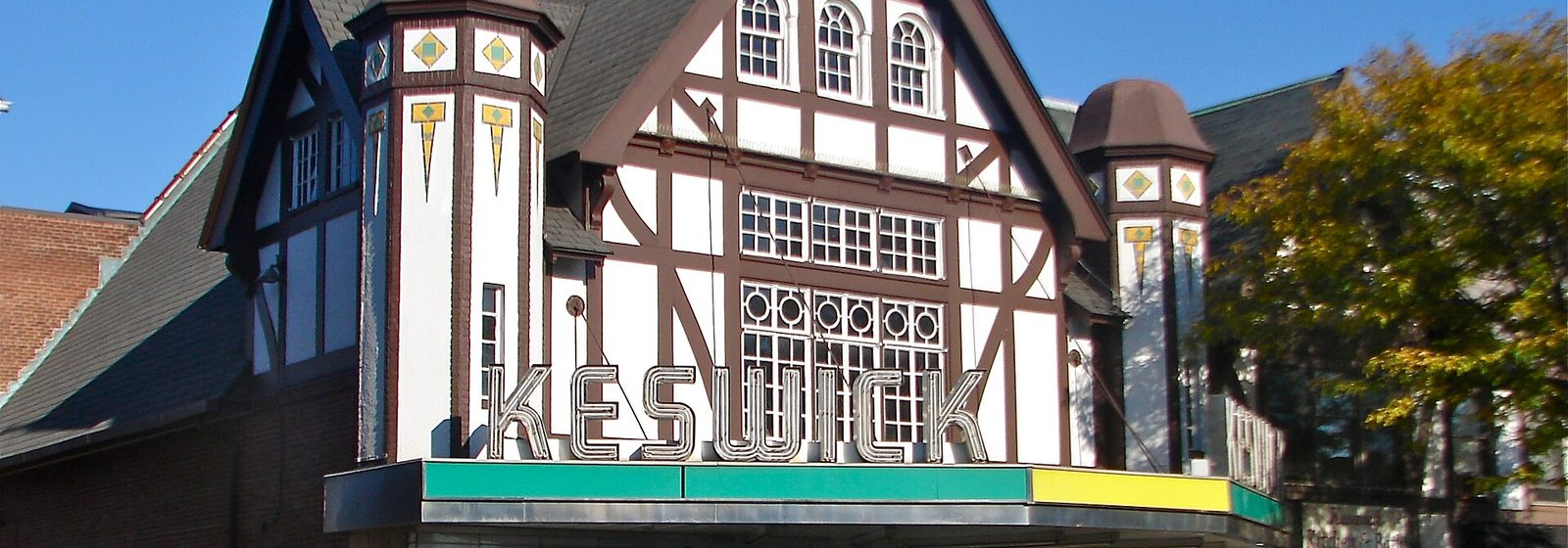 Tudor Revival facade and marquee of the Keswick Theatre in Glenside, Pennsylvania - Keswick Theatre tickets