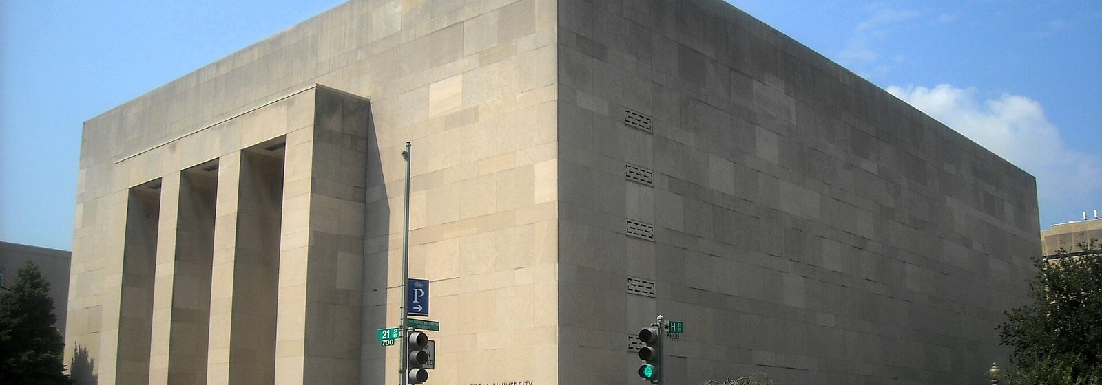 Exterior view of the northwest corner of Lisner Auditorium in the Foggy Bottom neighborhood of Washington, D.C - Lisner Auditorium tickets
