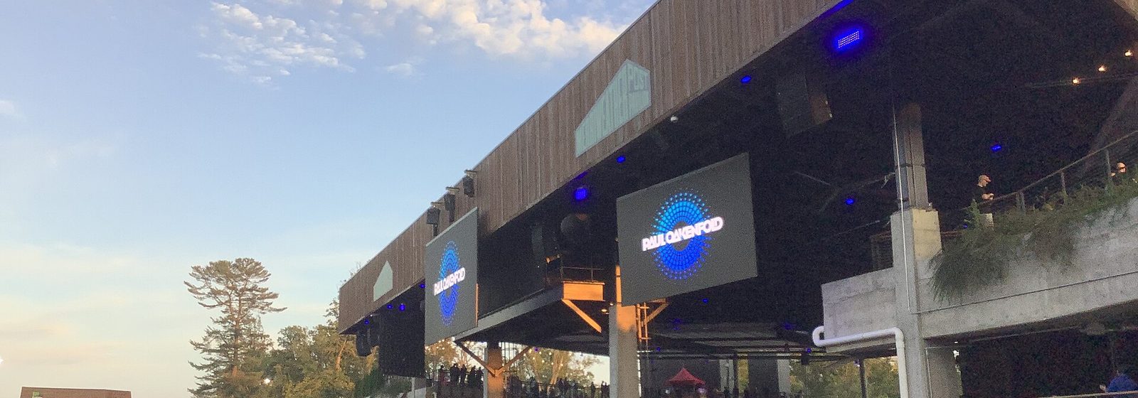 The outdoor amphitheater stage structure of Merriweather Post Pavilion in Columbia, Maryland - Merriweather Post Pavilion tickets