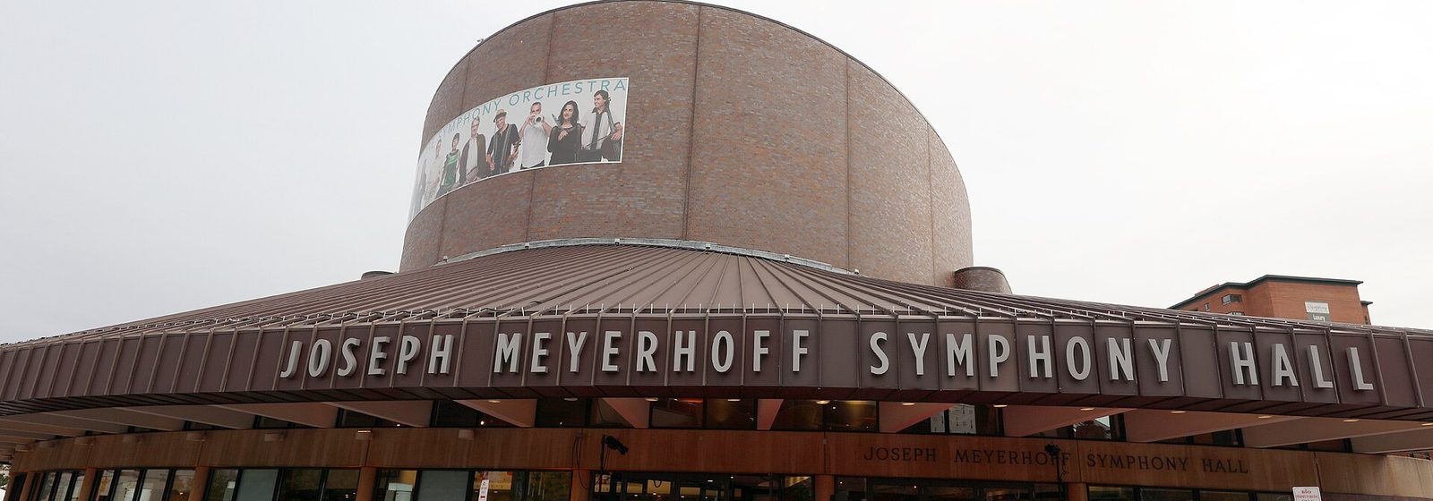 Exterior facade of the Joseph Meyerhoff Symphony Hall on Cathedral Street in Baltimore, Maryland - Meyerhoff Symphony Hall tickets