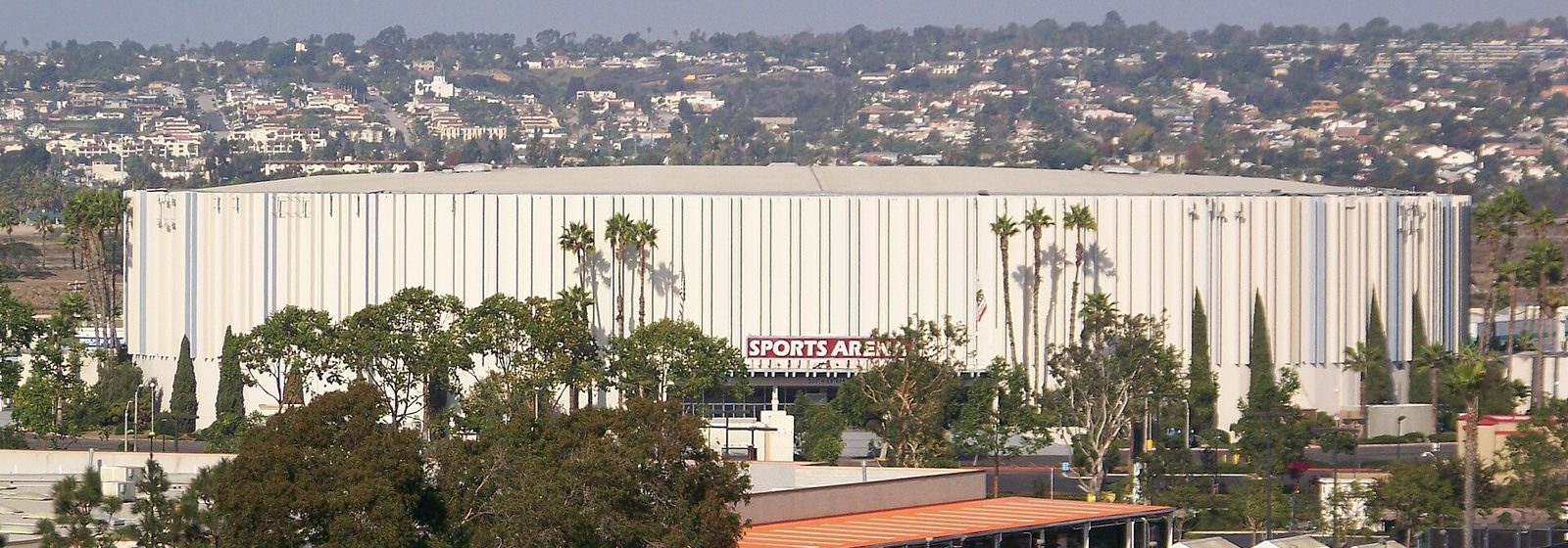 Exterior of Pechanga Arena, formerly known as the San Diego Sports Arena, in San Diego, California - Pechanga Arena - San Diego tickets