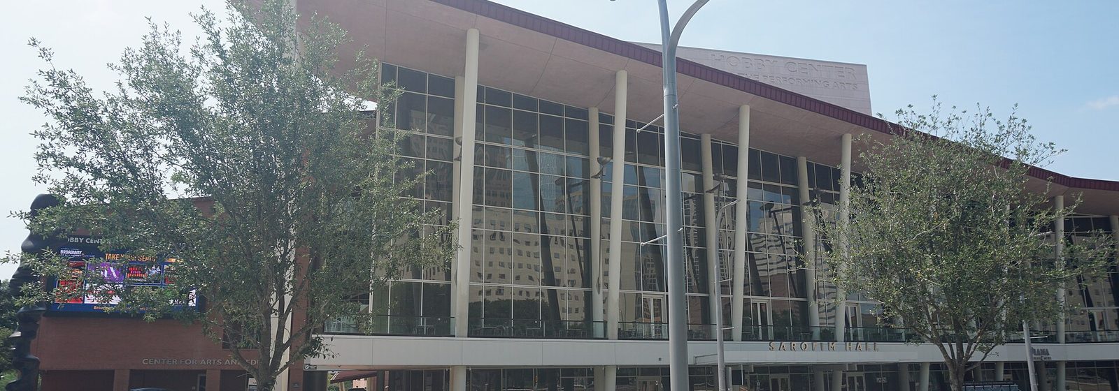 Exterior view of the Hobby Center for the Performing Arts, home of Sarofim Hall, in downtown Houston, Texas - Sarofim Hall - Hobby Center tickets
