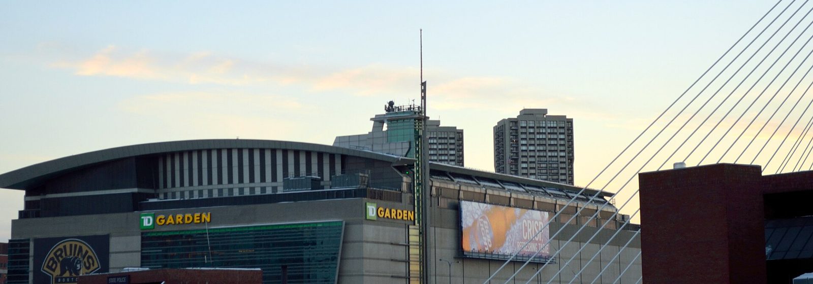 Exterior view of the TD Garden arena in Boston, Massachusetts, seen from the Charlestown Bridge - TD Garden tickets