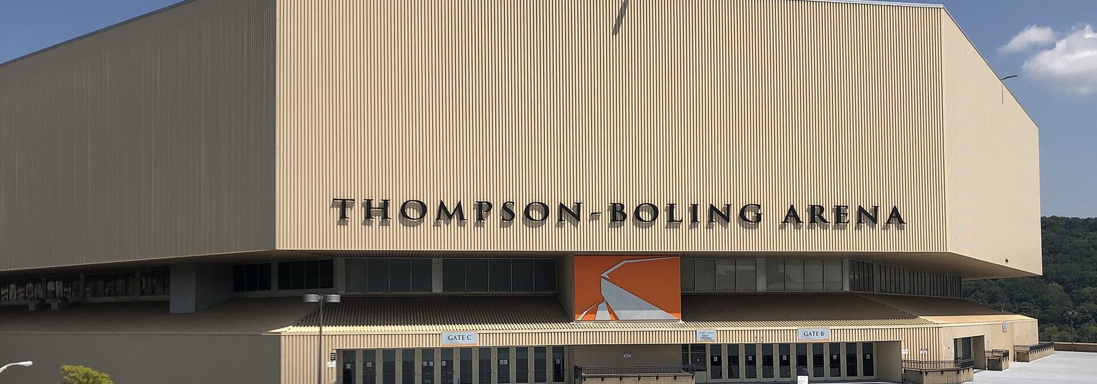 Exterior facade of Thompson Boling Arena, the multipurpose arena in Knoxville, Tennessee - Thompson Boling Arena tickets